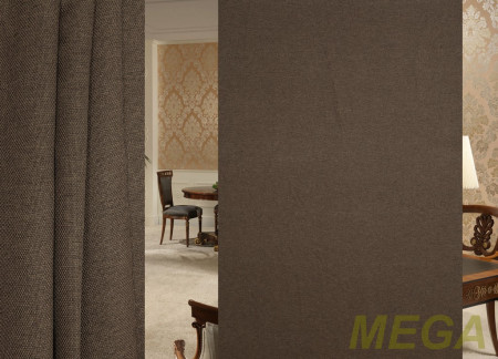 Ткани портьерные Однотон Лен ZG 103-10/280 L BL