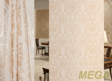 Ткани портьерные Жаккард Блэкаут HXN HF3305-7/280 BL