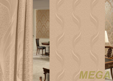 Ткани портьерные Однотон Жаккард GS 208-61/155