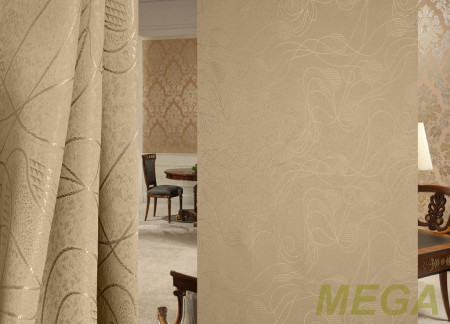 Ткани портьерные Однотон Жаккард HT5065-3004/150 P Jak