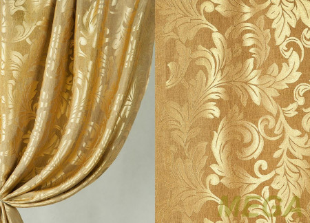 Ткани портьерные Однотон Жаккард ERT AND1307-10/280 P Jak