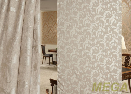 Ткани портьерные Однотон Жаккард HT FY1150-61/280 P Jak