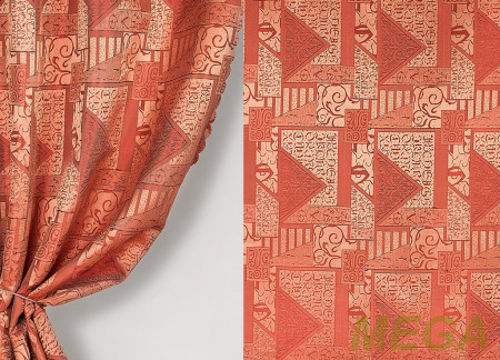 Ткани портьерные Однотон Жаккард ZG 521-09/150 PJac