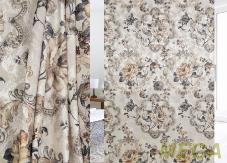Ткани портьерные Печать Жаккард GL PP1126-2/150 P Pech