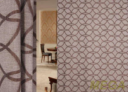 Ткани портьерные Жаккард Лен HH GD2627-1/280 L Jac