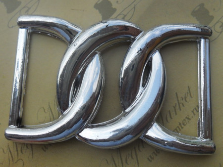 Пряжка металлизированная "ММ" в Воронеже