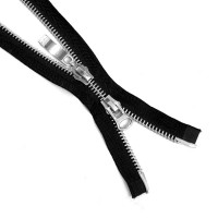 Молния металл никель Т-8 2 замка Разъемная 65см в Воронеже