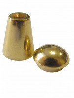 Концевик № 8377 "колокольчик" с заглушкой металлизированный (уп.1000шт)