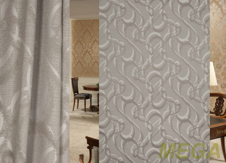 Ткани портьерные Однотон Жаккард LL ZELI56-H959/280 P