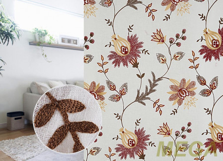 Ткани портьерные Вышивка Лен HH MJ836-6-5/280 LB ut