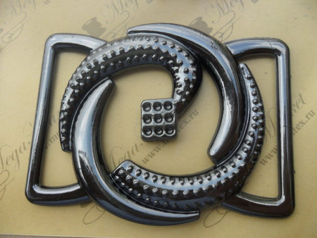 Пряжка металлизированная "ММ" в Воронеже