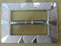 Пряжка &quot;ММ&quot; металлизированная № 232 (6см)