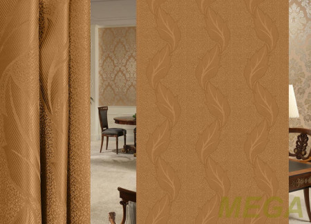 Ткани портьерные Однотон Жаккард ZG 243-33/155