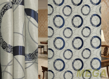 Ткани портьерные Жаккард Блэкаут JL BKJ-1452-120/280 Bl