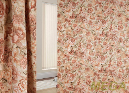 Ткани портьерные Печать Жаккард ERT DP3454-05/150 P Pech