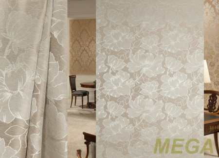 Ткани портьерные Однотон Жаккард ERT AND1327-6/150 P Jak