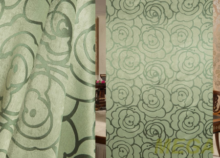 Ткани портьерные Жаккард Блэкаут JL BKJ1459-27/150 Bl