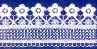 Кружево № 7005631 шир 70мм(уп.9м)