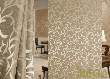 Ткани портьерные Однотон Жаккард ERT AND1329-24/150 P Jak