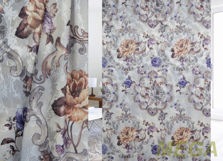 Ткани портьерные Печать Жаккард GL PP1126-1/150 P Pech