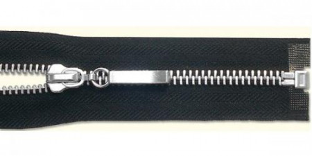 Молния металл никель Т-5 1 замок Разъемная 60см в Воронеже