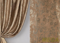 Ткани портьерные Жаккард Блэкаут HNY BK6046-105/280 Bl