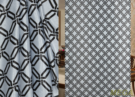 Ткани портьерные Жаккард Блэкаут JL BKJ-1313-102/280 Bl