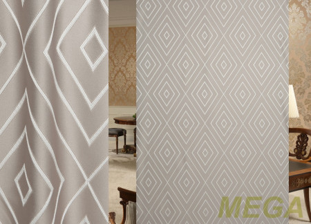 Ткани портьерные Многоцвет Жаккард AL F-3930-3608/285 PJac