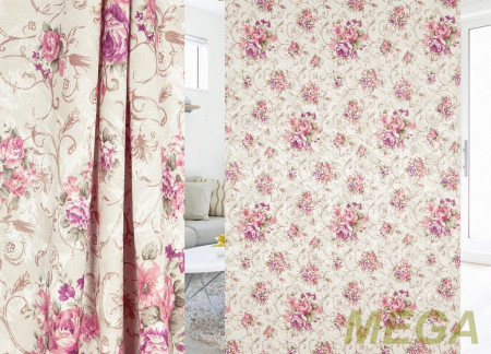 Ткани портьерные Печать Жаккард GL PP1054-3/150 P Pech