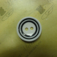 Пуговицы полиэстер 2 прокола 23мм в Воронеже