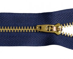 Молния металл джинсовая Т-4 12см (100шт) т.оксид