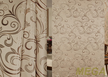 Ткани портьерные Рельеф Жаккард ZG 1006-102/150