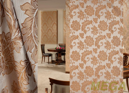 Ткани портьерные Многоцвет Жаккард GL 1444-10/140 PJac