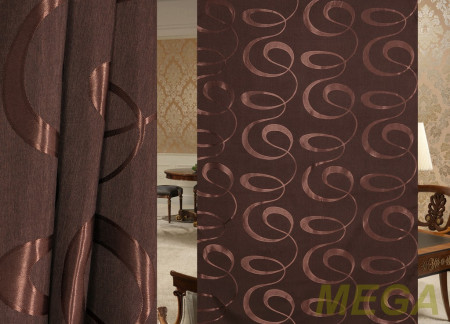 Ткани портьерные Однотон Жаккард HT AND121-17/280 P Jak