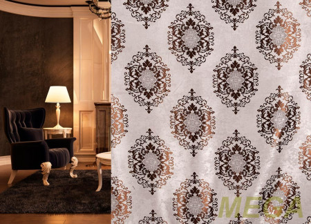 Ткани портьерные Жаккард Блэкаут JL BKJ1482-23/280 Bl