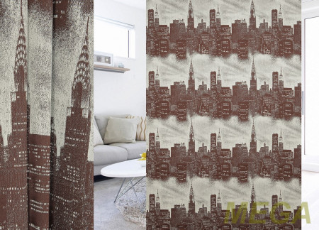 Ткани портьерные Многоцвет Жаккард RM R-1939-col.21/300 P