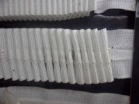 Шторная тесьма 60мм, №607 матовая равномерная,4 нитки  (кор.30шт по 50 метр)