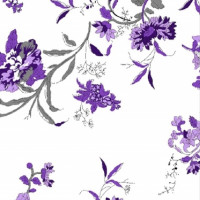 Полотно трикотажное Кулирка 30/1 набивная в рулоне  в Воронеже