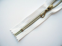 Молния спираль Т-7 декор. 18см (100шт) серебро