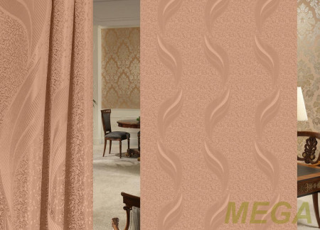 Ткани портьерные Однотон Жаккард ZG 208-66/100