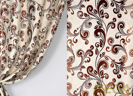 Ткани портьерные Жаккард Блэкаут HNY BK6046-07/280 Bl