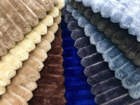 Ткань Ультра софт  жаккард однотонный 100% п/эстер 270-280гр/м2, шир.205см